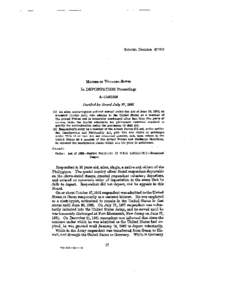 Naturalization / Philosophy of law / Permanent residence / Military discharge / Title 8 of the United States Code / Visa / Illegal immigration / Cuban Refugee Adjustment Act / USA PATRIOT Act /  Title IV / Nationality / Nationality law / Immigration to the United States