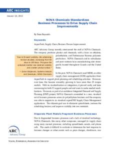 ARC Insight - NOVA Chemicals SCM Case Study - approved