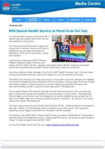 RPA Sexual Health Service at Mardi Gras Fair Day