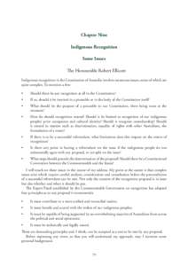 Australian constitutional law / Religion in Australia / Australian Aboriginal culture / Indigenous Australians / Australian referendum / Constitution of Australia / Hindmarsh Island bridge controversy / Noel Pearson / Referendum / Indigenous peoples of Australia / Politics of Australia / Australia