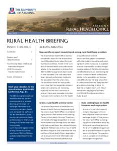 ARIZONA  RURAL HEALTH OFFICE May[removed]MEL AND ENID ZUCKERMAN COLLEGE OF PUBLIC HEALTH