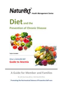Health Management Series  Diet and the