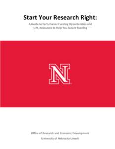Start Your Research Right:New Faculty Guide to Research Success at UNL