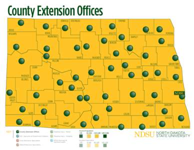 County Extension Offices TOWNER RENVILLE BOTTINEAU DIVIDE WILLIAMS