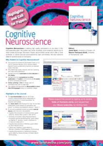 Cognative Neuroscience A4