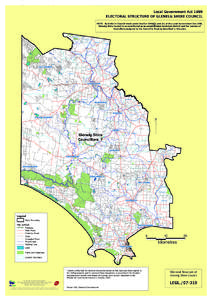 Local Government Act 1989 ELECTORAL STRUCTURE OF GLENELG SHIRE COUNCIL NOTE: By Order in Council made under Section 220Q(j) and (n) of the Local Government Act 1989, Glenelg Shire Council is re-constituted as an unsubdiv