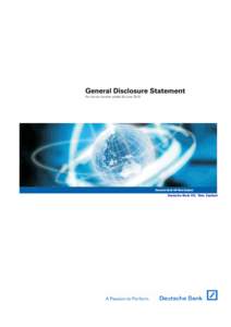 General Disclosure Statement