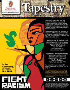 A Uniquely Wisconsin Experience  Tapestry The Official Newsletter of the UW-Madison Multicultural Student Center