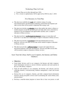Microsoft Word - 5 elements of tech plans -1.doc