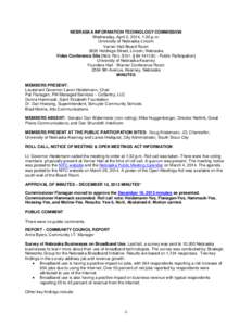 Lavon Heidemann / Superintendent / Nebraska / National Telecommunications and Information Administration / United States / American Association of State Colleges and Universities / Association of Public and Land-Grant Universities / University of Nebraska system