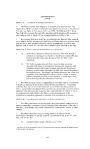 Article One of the United States Constitution / Mediation / Dispute resolution / International labor standards / International law
