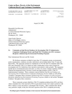 Carol Browner / Earth / Pesticide regulation in the United States / Regulation of greenhouse gases under the Clean Air Act / Environment / United States Environmental Protection Agency / Environmental justice