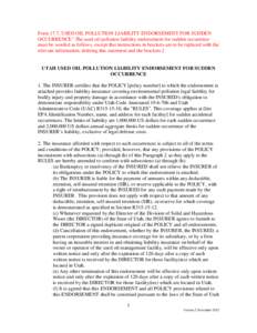 Financial institutions / Institutional investors / Liability insurance / Deductible / Cancellation / Self insurance / Risk purchasing group / Insurance / Types of insurance / Financial economics