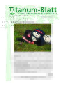 Ausgabe 49 – NovemberLiebe Freunde der Botanischen Gärten, Meisterliche Fotos – Wolfram Lobin ganz in seinem Element