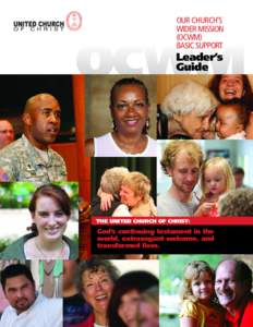 OUR CHURCH’S WIDER MISSION (OCWM) BASIC SUPPORT  Leader’s