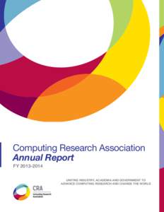 FYAnnual Report  Computing Research Association Annual Report FY