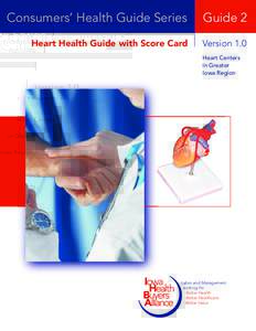Consumers’ Health Guide Series  Guide 2 Heart Health Guide with Score Card