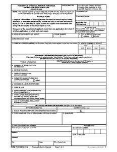 DATE SUBMITTED  TRANSMITTAL OF ANNUAL REPORTS FOR DRUGS AND BIOLOGICS FOR HUMAN USE (21 CFR[removed])