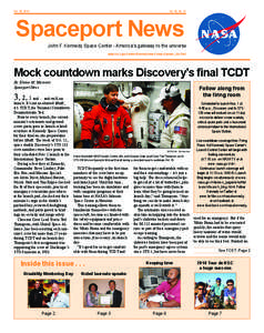Oct. 29, 2010  Vol. 50, No. 22 Spaceport News