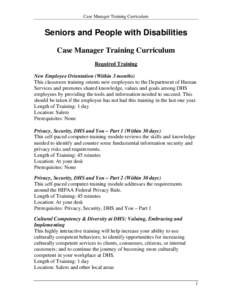 Microsoft Word - Case Manager Training Curriculum.doc