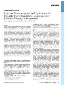 Sweeteners / Inborn errors of carbohydrate metabolism / Nutrition / Prebiotics / Carbohydrates / Fructose malabsorption / Fructose / Irritable bowel syndrome / Fructan / Medicine / Health / Food and drink