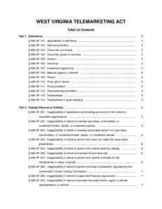 Consumer protection law / Financial adviser / Solicitation / Consumer protection / Security / Sales / U.S. Securities and Exchange Commission / Dublin Bus Route 46A / Business / Telemarketing / Telemarketing in Canada