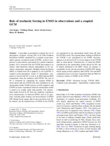 Physical oceanography / Atmospheric dynamics / Madden–Julian oscillation / Climatology / El Niño-Southern Oscillation / Global climate model / Teleconnection / Equatorial waves / Atmospheric sciences / Meteorology / Tropical meteorology