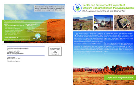 Health and Environmental Impacts of Uranium Contamination in the Navajo Nation