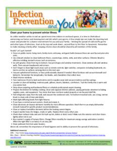 IPandYou_Bulletin_Clean your home to prevent winter illness