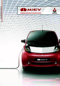 www.mitsubishi-motors.ch  PLUG and DRIVE LIBRE CONDUITE DANS UN SAIN FUTUR : i-MiEV