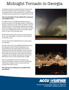 Tornado / Tornado warning / Meteorology / Atmospheric sciences / Weather