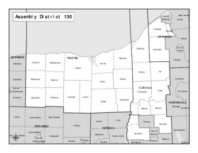 Assembly District 130  New Haven City of Oswego