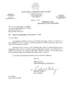 Institutional investors / Insurance commissioner / National Association of Insurance Commissioners / Statutory accounting principles / Mississippi Insurance Department / Finance / Economics / Oklahoma Insurance Commissioner / Insurance / Financial economics / Financial institutions