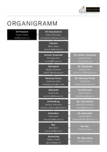 DORFFEST GANSINGEN Organigramm OK Präsident Thomas Szabo