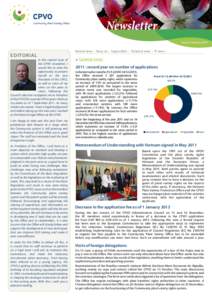 Newsletter Issue 2, Autumn 2011 EDITORIAL  In this second issue of