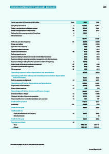 CONSOLIDATED PROFIT AND LOSS ACCOUNT  135 Note