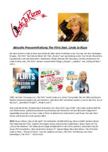 Aktuelle Presseinformation The Flirts feat. Linda Jo Rizzo