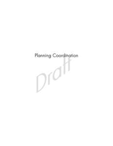 Planning Coordination  SOUTH ORANGE SMART GROWTH PLAN MAY 2007 DRAFT