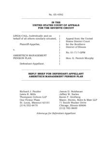 No[removed]__________________________________________________________ IN THE UNITED STATES COURT OF APPEALS FOR THE SEVENTH CIRCUIT __________________________________________________________