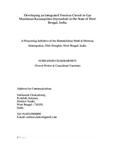 Religion in India / West Bengal / Kamarpukur / Belur Math / Jayrambati / Sarada Devi / Hooghly district / Goghat I / Ramakrishna Mission / Ramakrishna / Hinduism