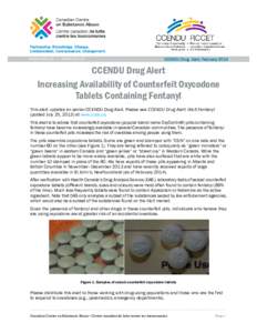 CCENDU Drug Alert Increasing Availability of Counterfeit Oxycodone Tablets Containing Fentanyl