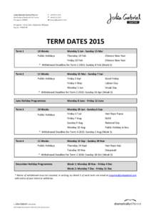 Leap week calendar / Academic term / Calendars / ISO week date