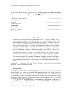 Tensors / Abstract algebra / Matrix theory / Singular value decomposition / Markov chain / Rank / Eigenvalues and eigenvectors / Matrix / Vector space / Algebra / Mathematics / Linear algebra