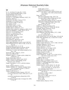 Arkansas Historical Quarterly Indexhauling apples, 43:110 making of, in Columbia Co., 2:224 Wagons for the Santa Fe Trade: Wheeled Vehicles and Their Makers, 1822–1880, by Mark Gardner,