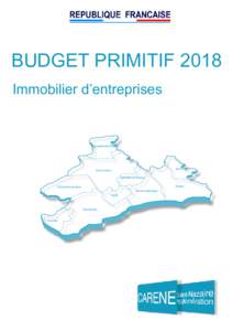 BUDGET PRIMITIF 2018 BUDGET PRIMITIF 2008 Immobilier d’entreprises