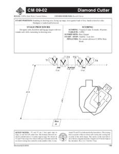 CM[removed]RULES: USPSA Rule Book, Current Edition Diamond Cutter COURSE DESIGNER: Russell Cluver