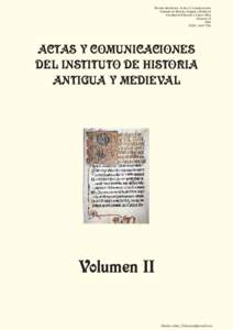 Revista electrónica: Actas y Comunicaciones Instituto de Historia Antigua y Medieval Facultad de Filosofía y Letras UBA Volumen: II 2006 ISSN: 