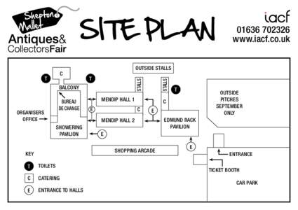 Shepton Mallet SITE PLAN  organisers