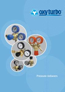 Pressure reducers  ® QUALIFIED EXPERIENCE AND CERTIFIED RELIABILITY Oxyturbo has been operating since 1982 in the field of specialised technologies for the use of cylinder industrial