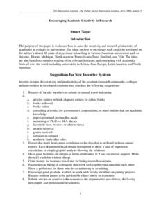 Academia / Aptitude / Cognition / Creativity / Positive psychology / Problem solving / Tenure / Professor / Teresa Amabile / Education / Knowledge / Educational psychology